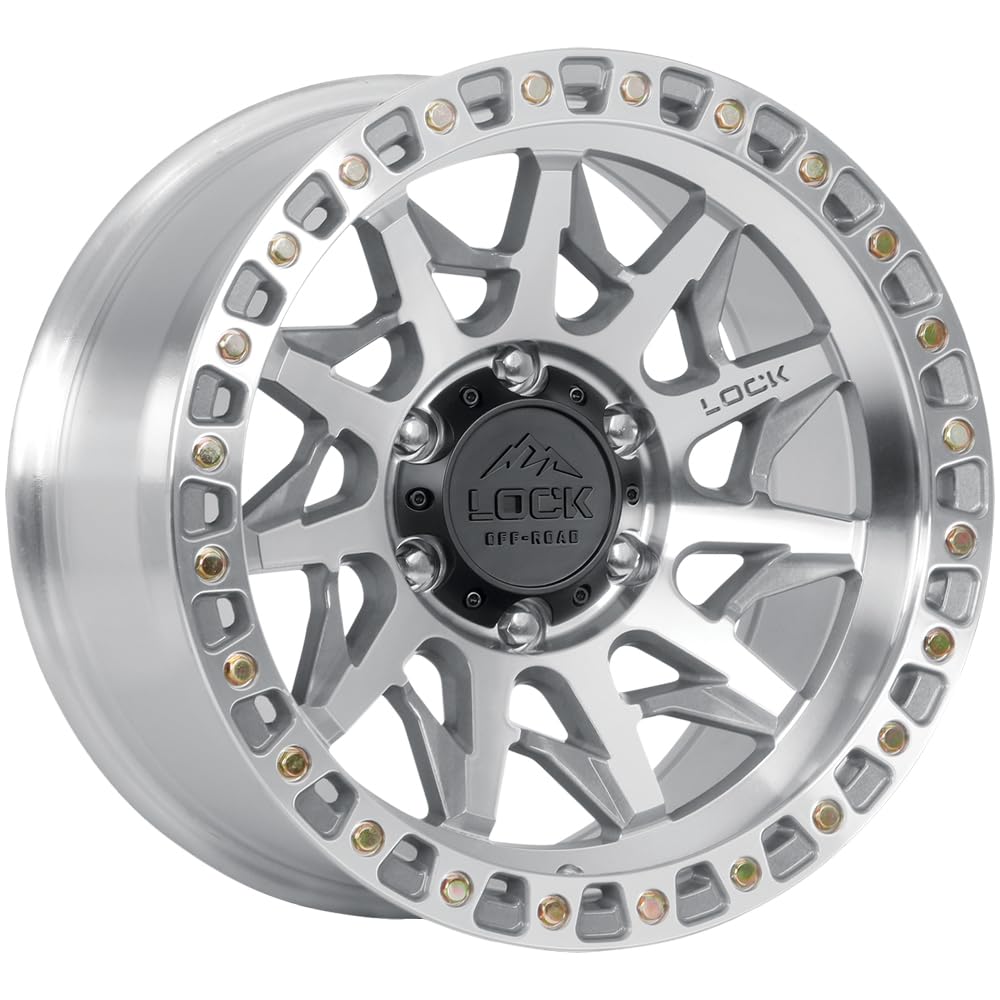 STORM FOREST LOCK 15lb4oz美品 Amazon.com: Lock Offroad Lunatic 17x9 6x139.7-12et 106.2